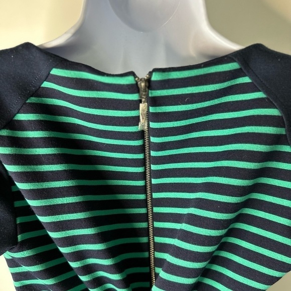 LAUNDRY BY SHELLI SEGAL - Green Navy Dress! - Picture 4 of 6